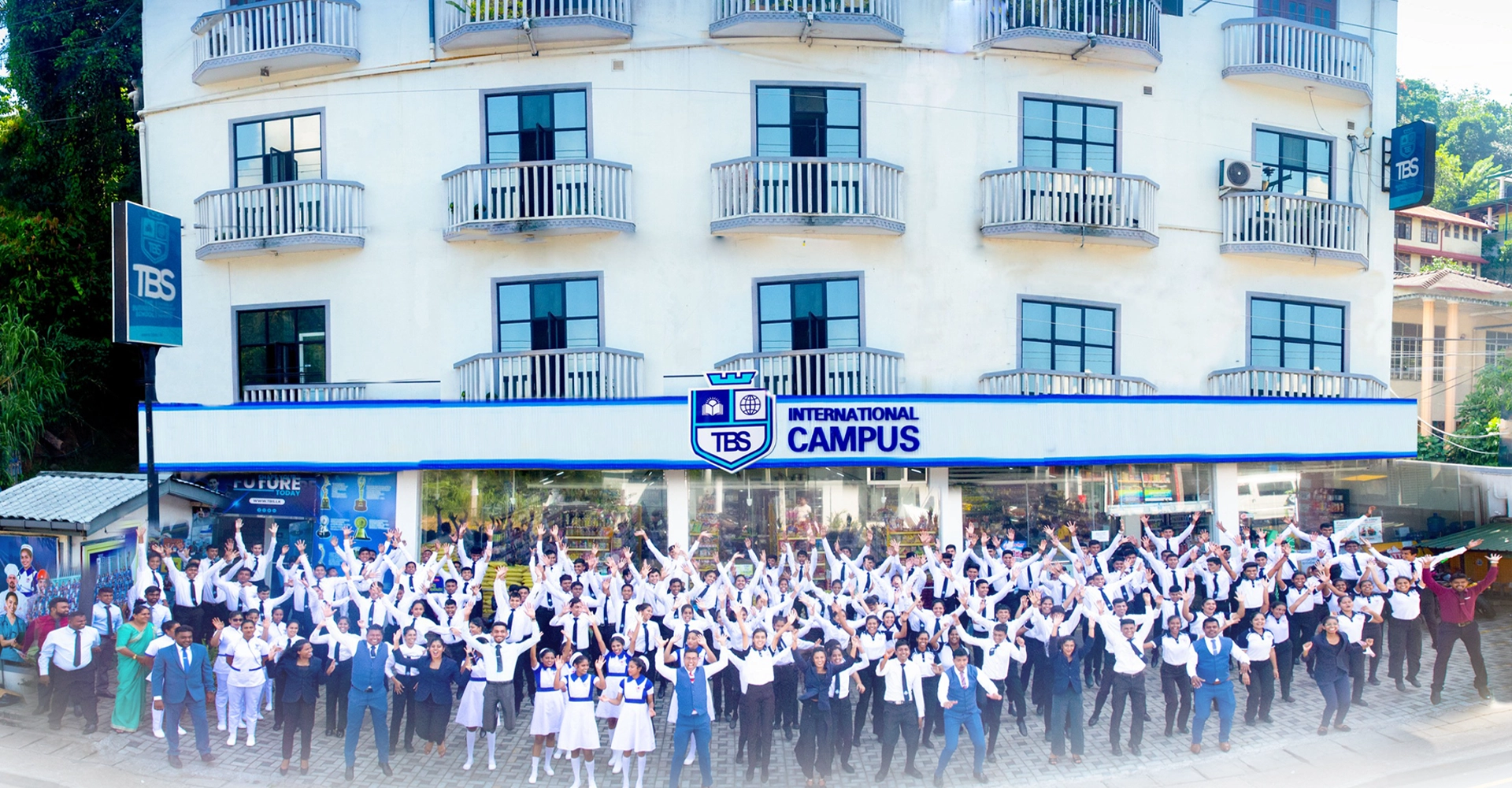 TBS campus students